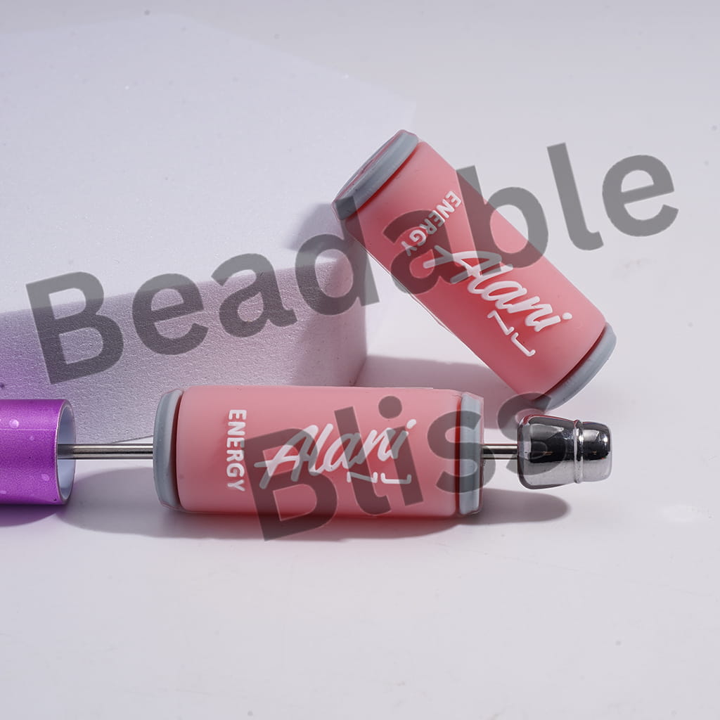 Silicone Focal Beads 3D Energy Drink in Various Colors