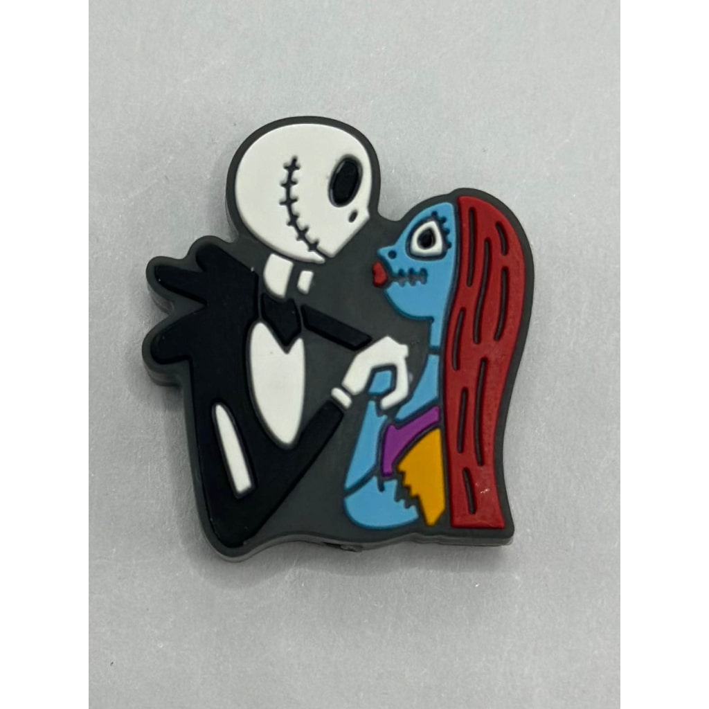 Christmas Halloween Couple Silicone Focal Beads