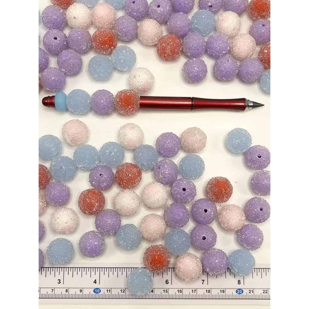 Solid Color Silicone Beads 19mm Large Big