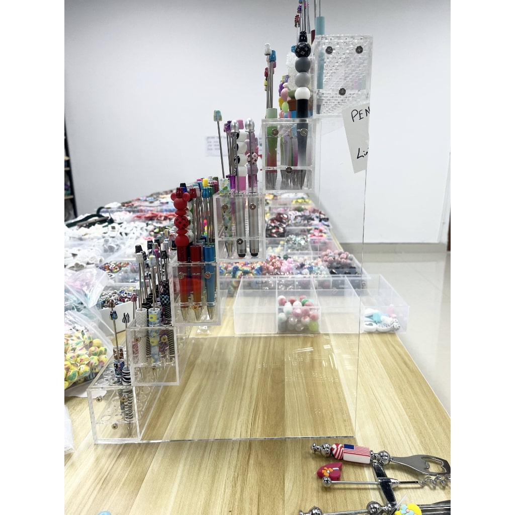 Pen Display Rack, Pen Holder for Display, Pen Stand Suitable for Both Pens and Pencils