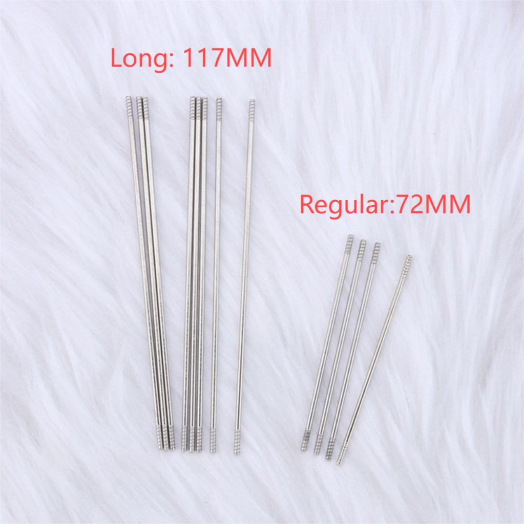 DIY Long Style Environmental Stainless Extender Steel Pole Stick for Beadable Pens,117MM