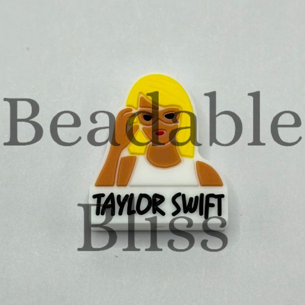 Decorative item with a stylized face on a white background