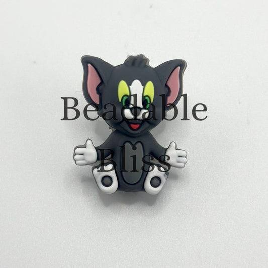 かわいい赤ちゃんから猫まで、漫画の3Dシリコンフォーカルビーズ