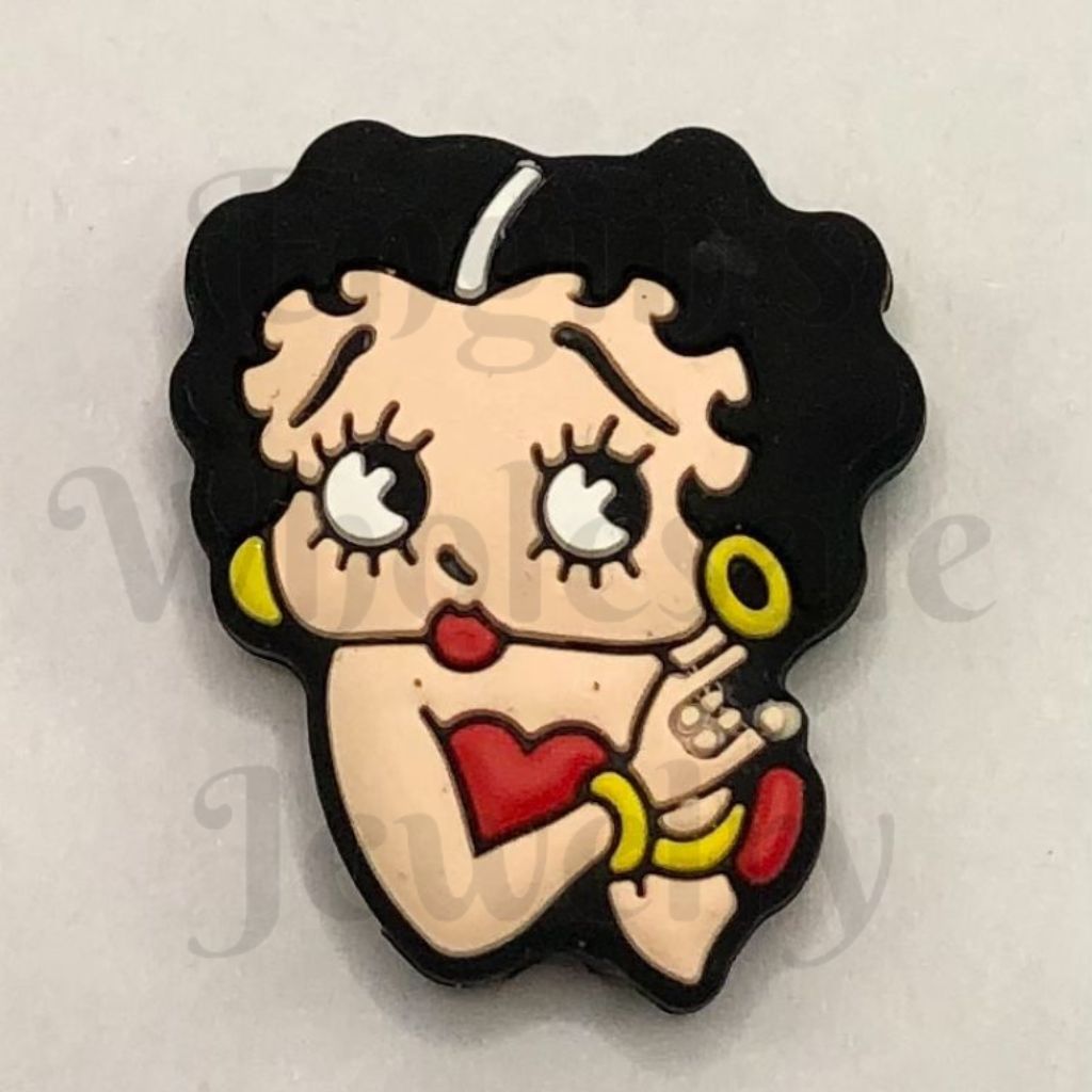 Old-School Star Silicone Focal Beads