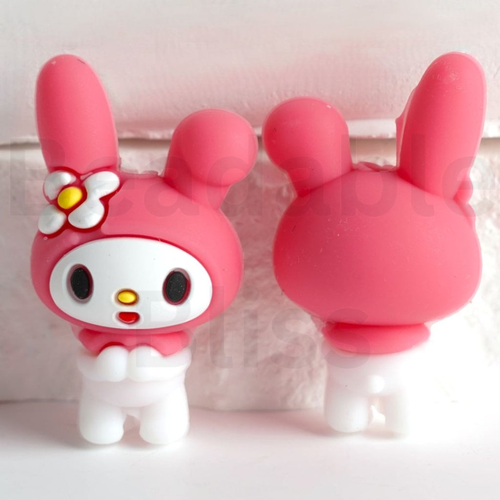 3D Adhesive Mould Cute Sanri Melod Silicone Focal Beads