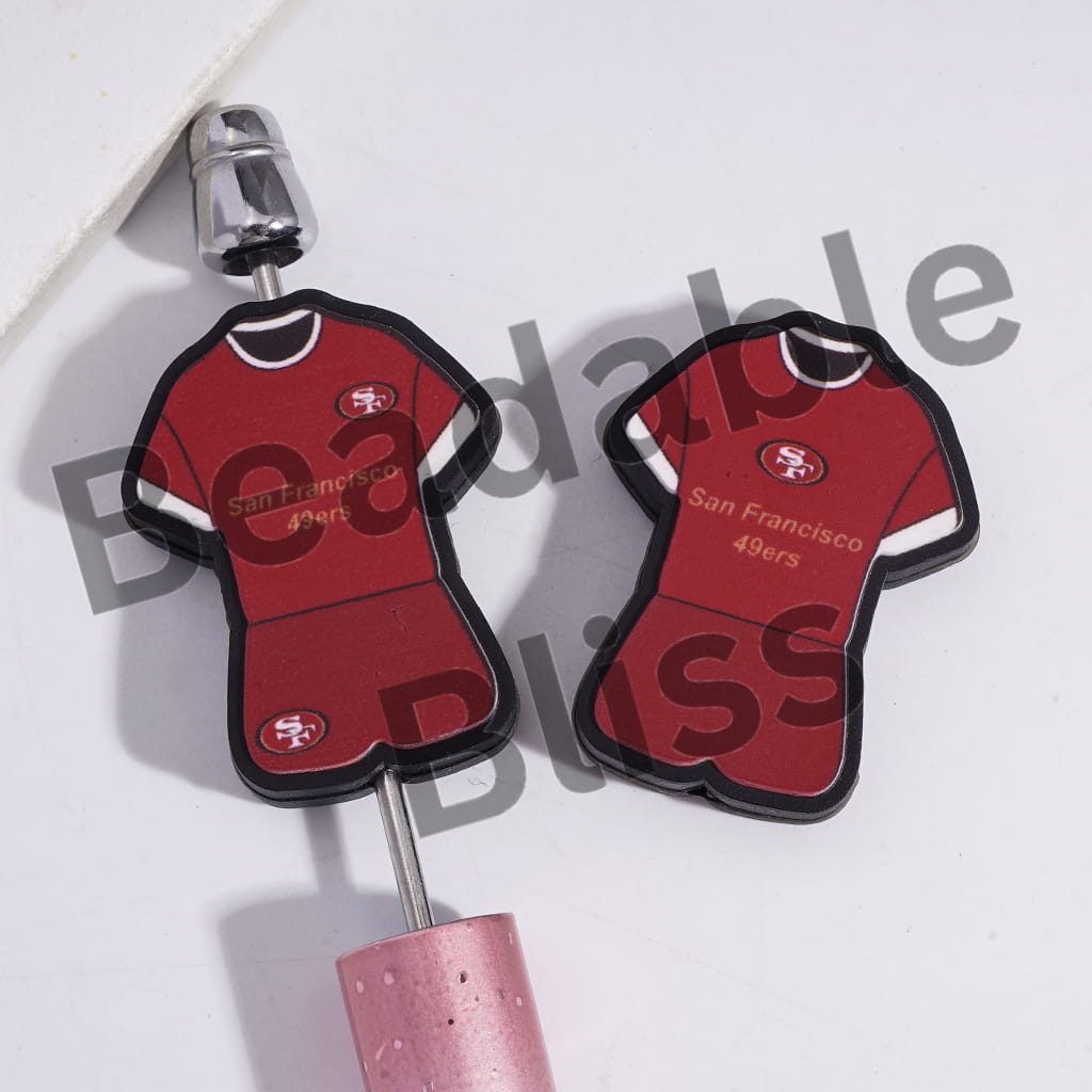 Silicone Focal Beads SF Football Set Jersey