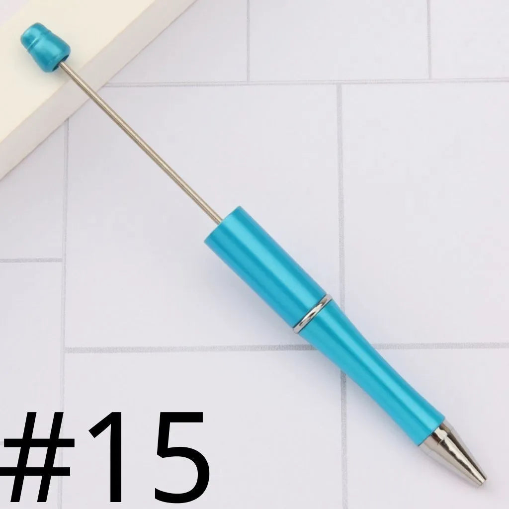 Plastic Beadable Pens | Beaded Pens in Solid, Ombre Gradient and Neon Colors, READ THE DESCRIPTION