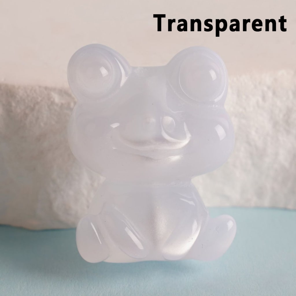 Glossy Colorful Cute Frog Acrylic Beads, Around 24*30MM
