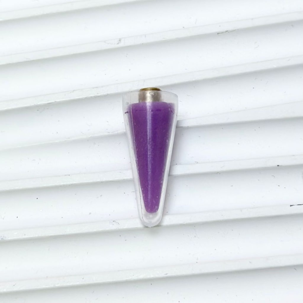 Solid Color Wax Bullet Head Accessories for Adding Rhinestones, 23*8MM