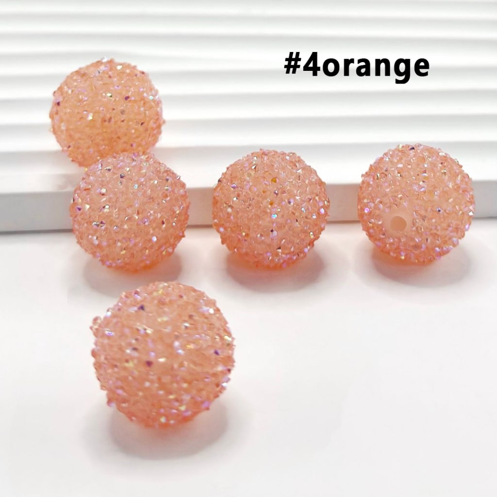 28 Single Colors and 7 Color Series Mix Round Sugar Beads, 20MM
