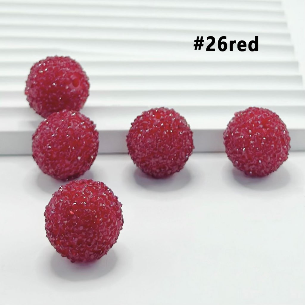 28 Single Colors and 7 Color Series Mix Round Sugar Beads, 20MM