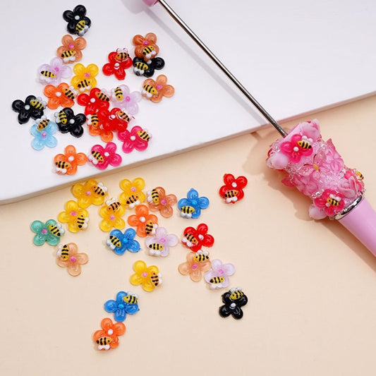 ビーズジュエリーアクセサリー用のDIYミニかわいい蜂の花
