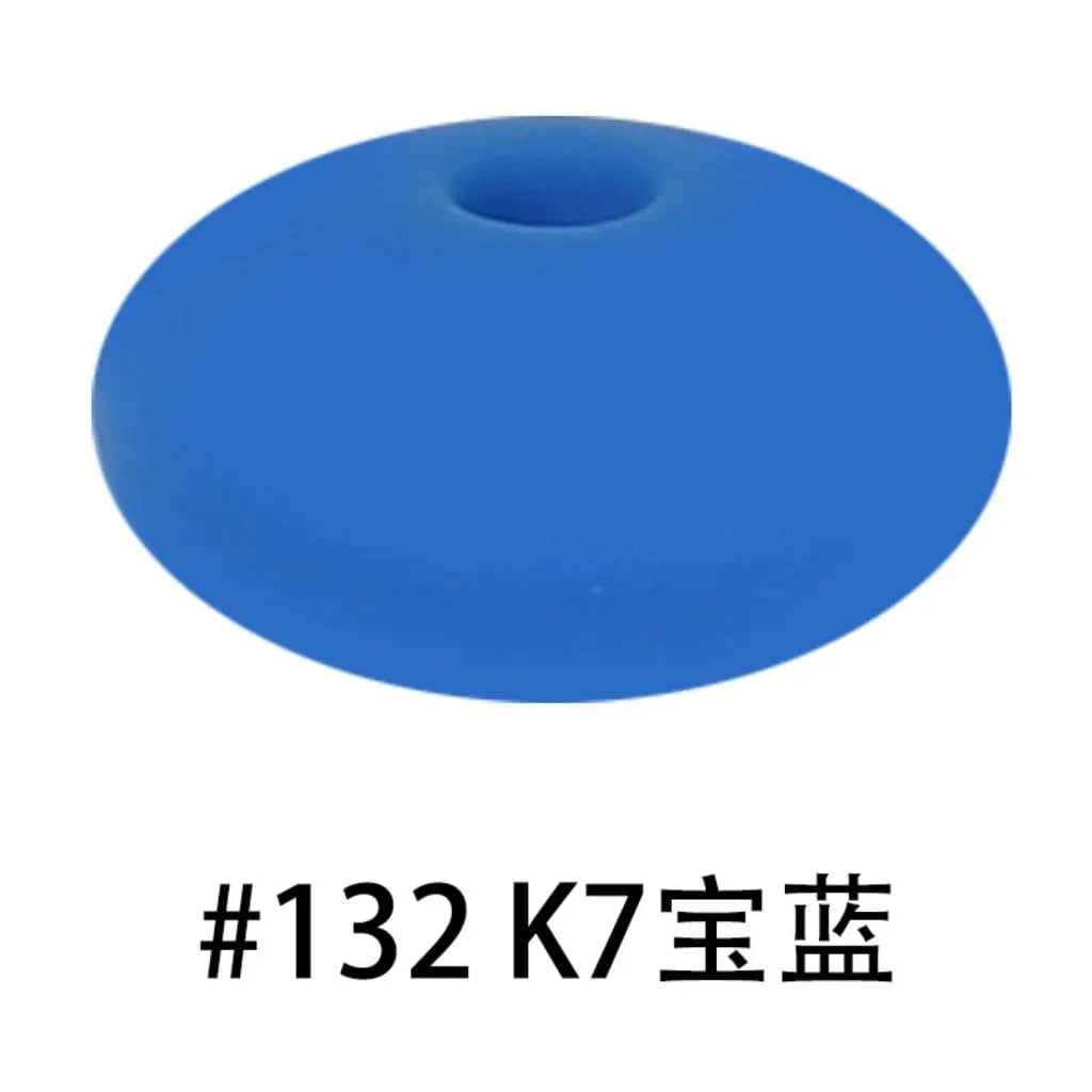 シリコンレンズ豆ビーズスペーサーソーサー12mm