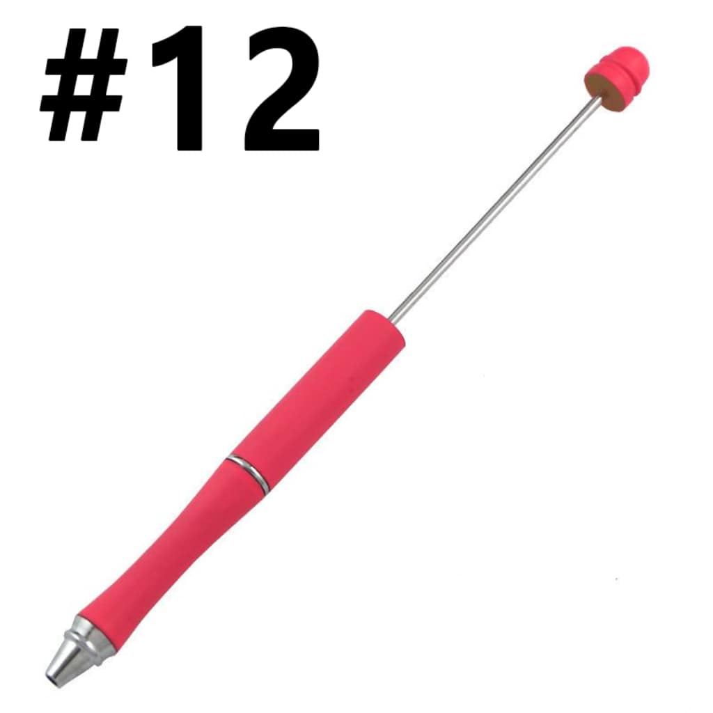 New Style Fashion Metal Beadable Pens in Solid Color (Refill Replacement is Available)
