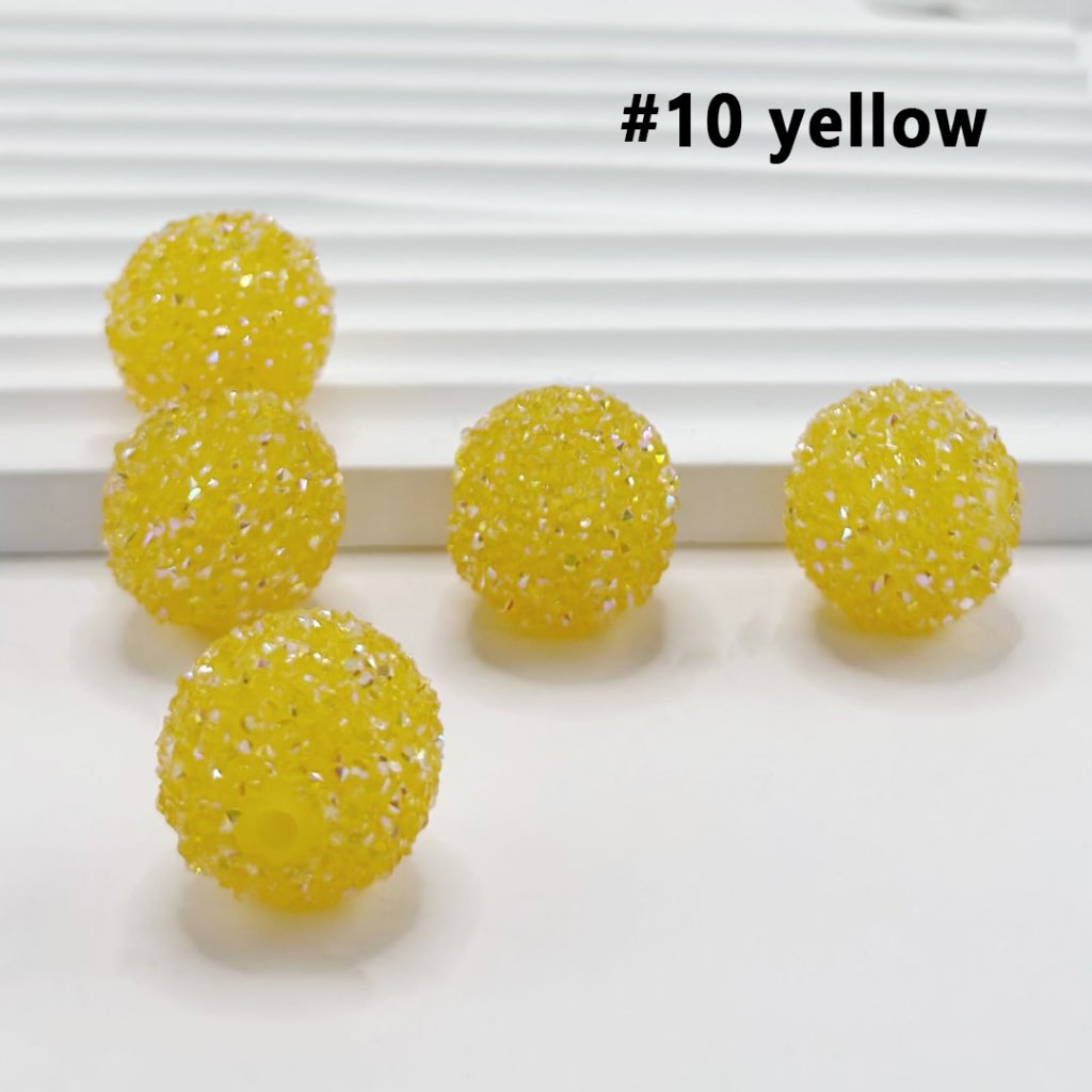 28 Single Colors and 7 Color Series Mix Round Sugar Beads, 20MM