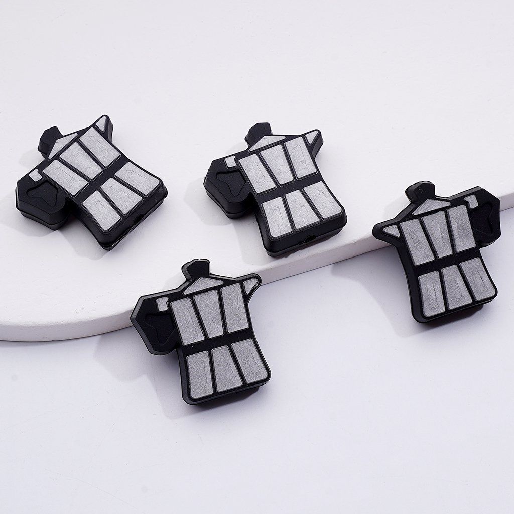 Silver Grinder Coffee Machine Tool Silicone Focal Beads
