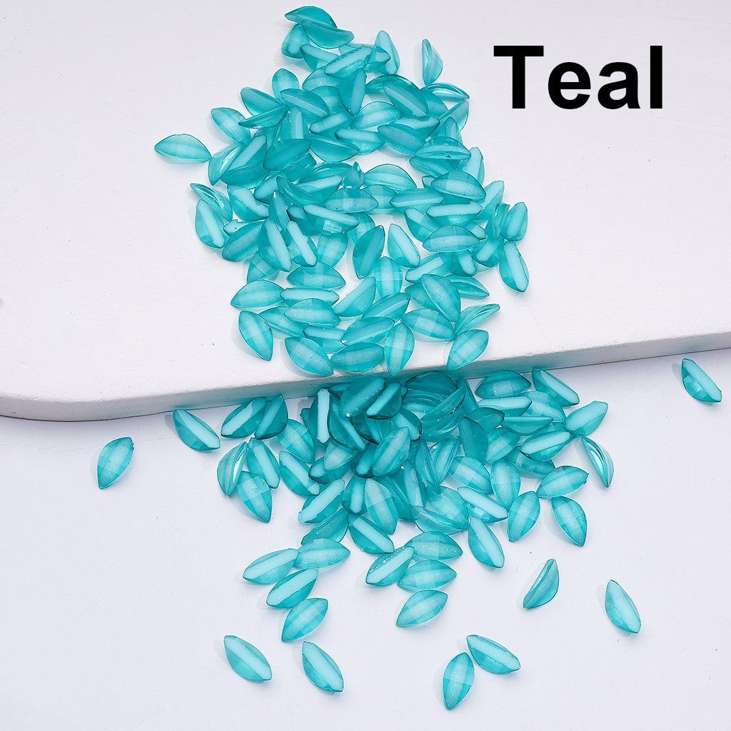 Mini Cute Glitter Tree Leaves Charm Jewelry Accessories (64.5g for 1000 Pieces)