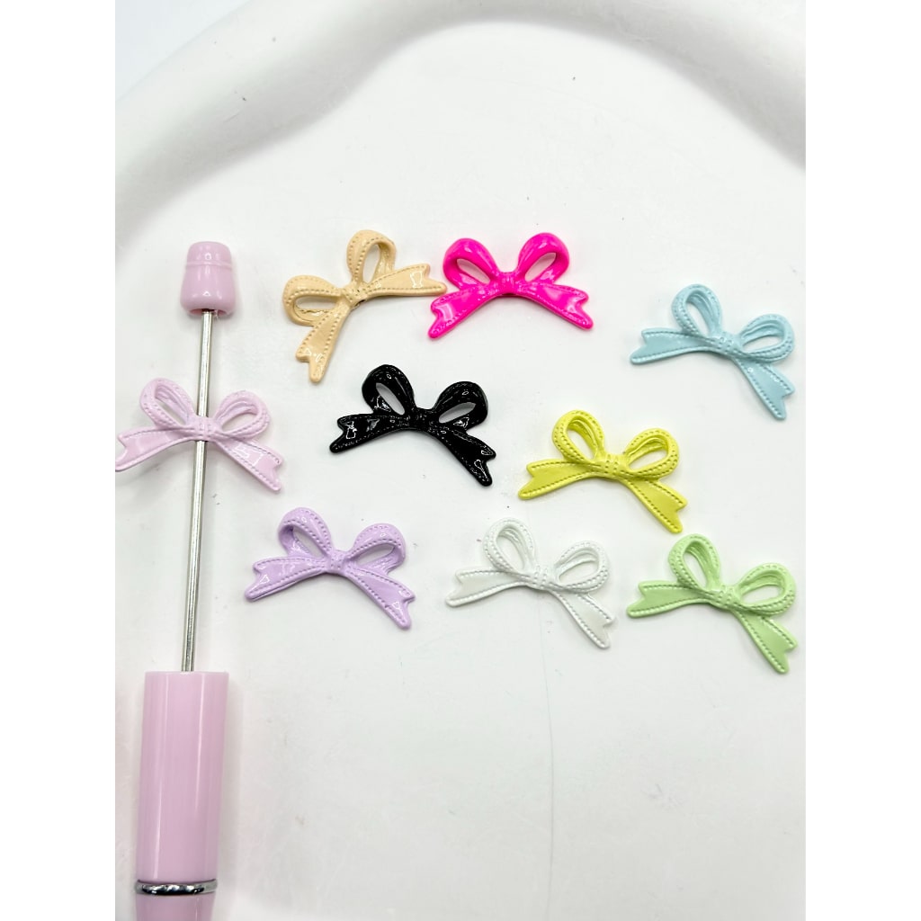 Multi-Color Alloy Metal Bowtie, Random Mix, 25MM