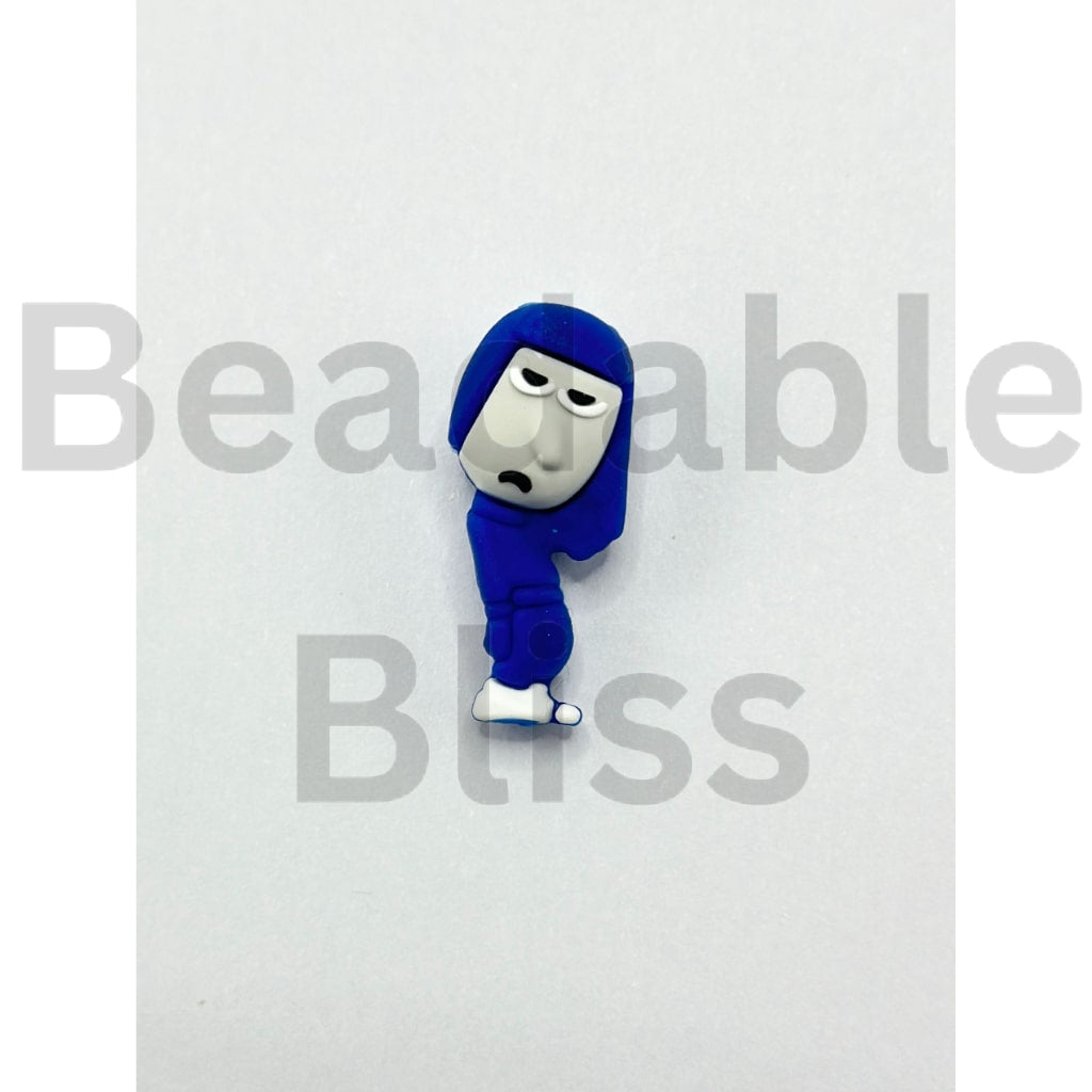 3D Insid Out Ennu Cartoon Silicone Focal Beads (ship out in around 4-6 Days after ordering)