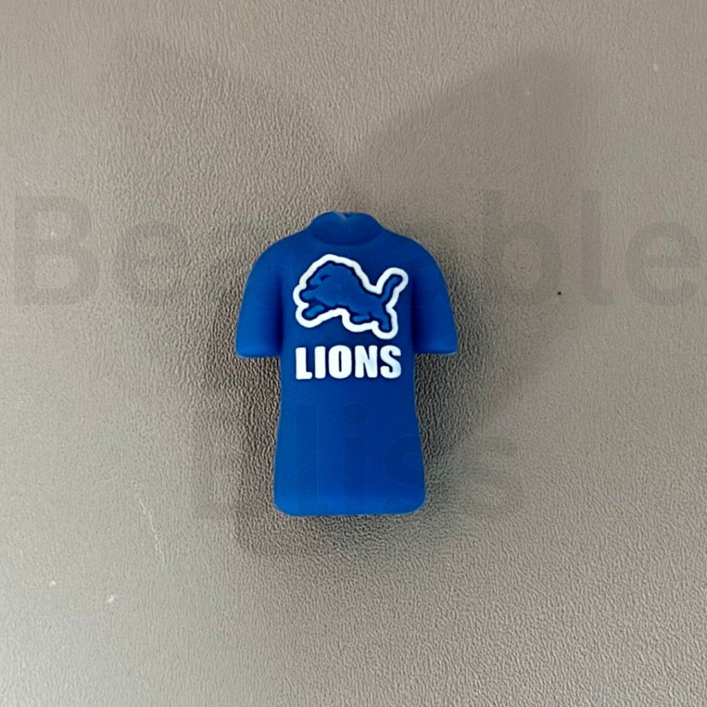 USA America Football Team Shirt Jersey Uniform Kansas Chie Lone Star Fighters  Golden Gate Gridiron Denver Football NOLA Football Bear Team Vegas Football Blue Team Buffalo Football Packer Team Red College Team  Silicone Focal Beads