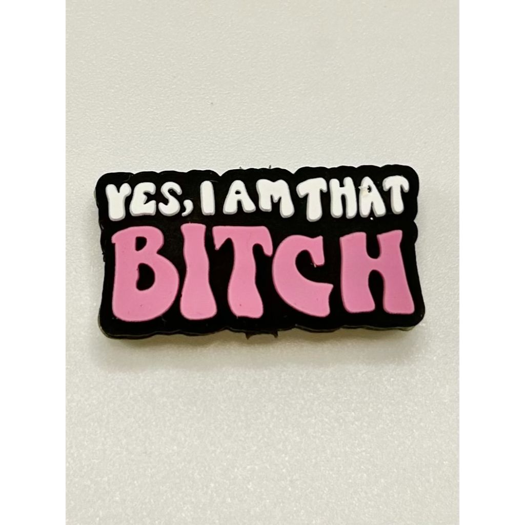 Yes I Am That Humor Silicone Focal Beads