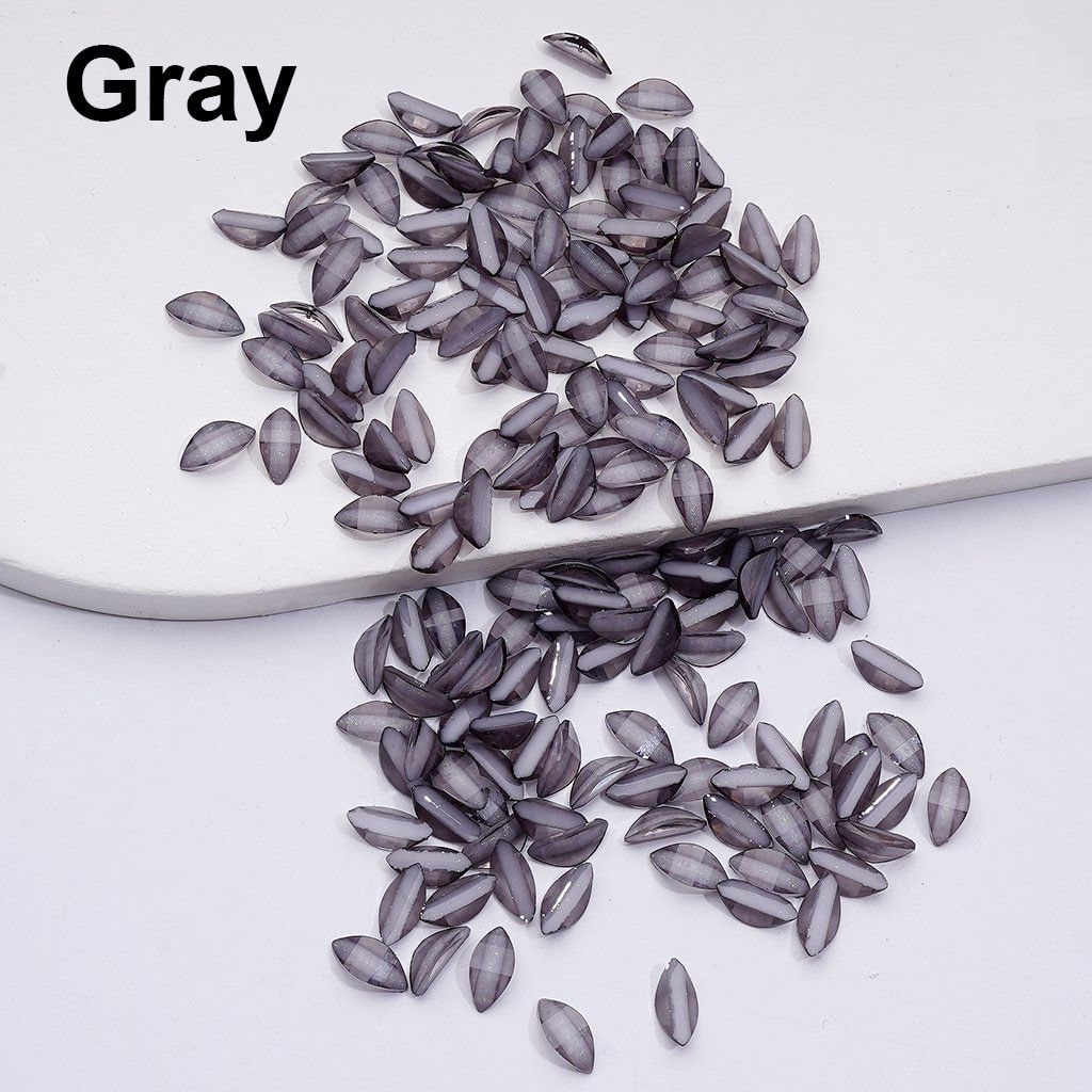 Mini Cute Glitter Tree Leaves Charm Jewelry Accessories (64.5g for 1000 Pieces)