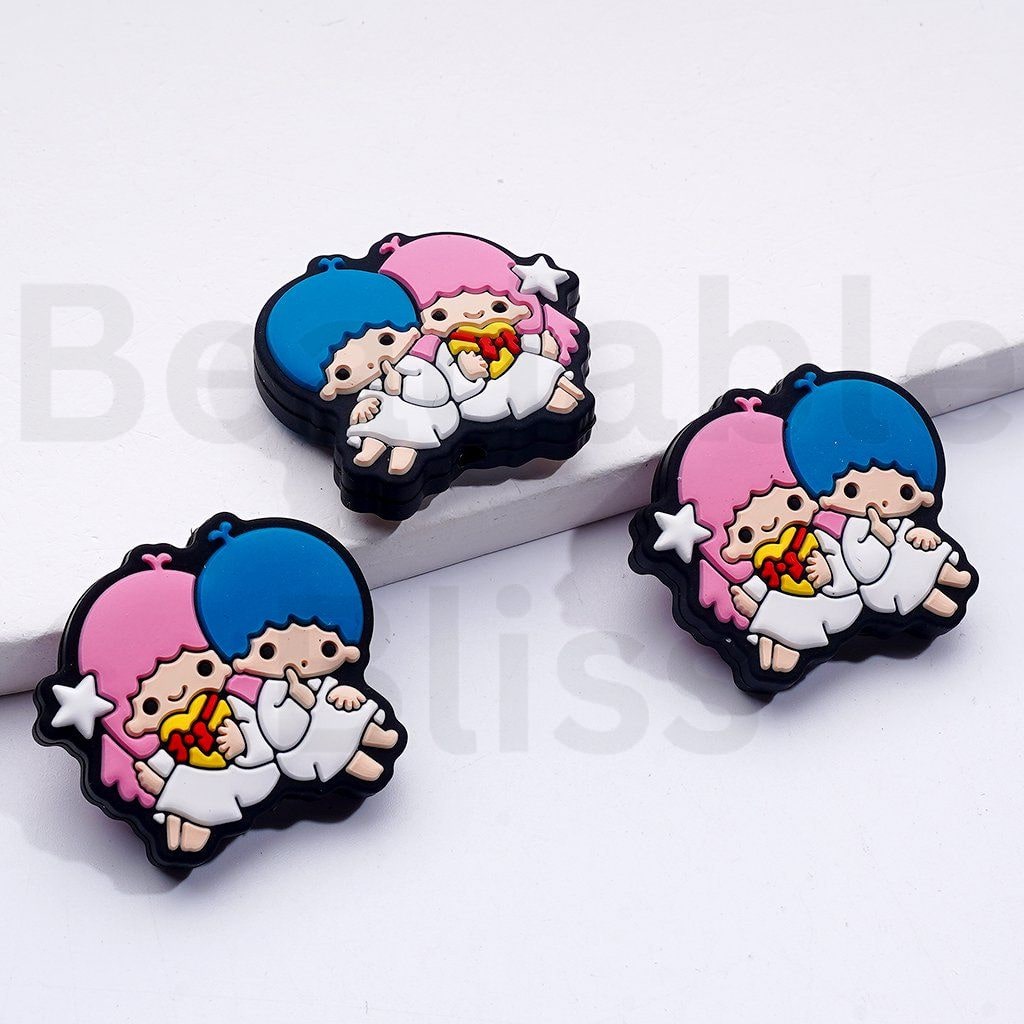 Cute Little Twi Sta Sanri Silicon Focal Beads