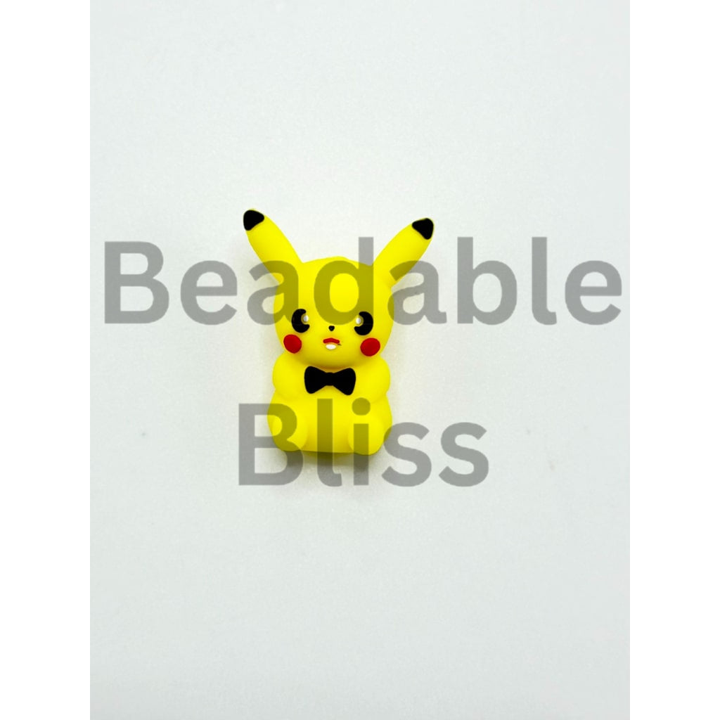 3D Static Sprite CritterMon Cartoon Silicone Focal Beads