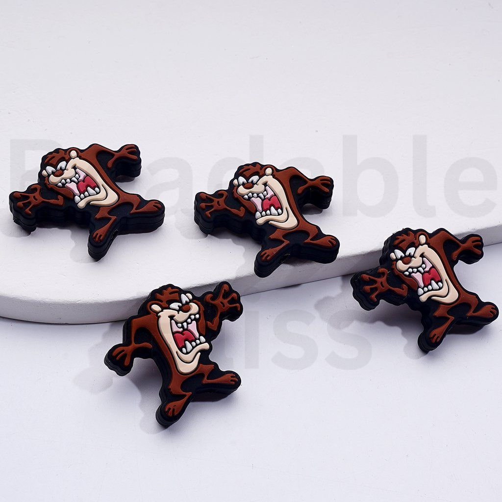 Tasmania Devil Ta Loone Tun Silicone Focal Beads