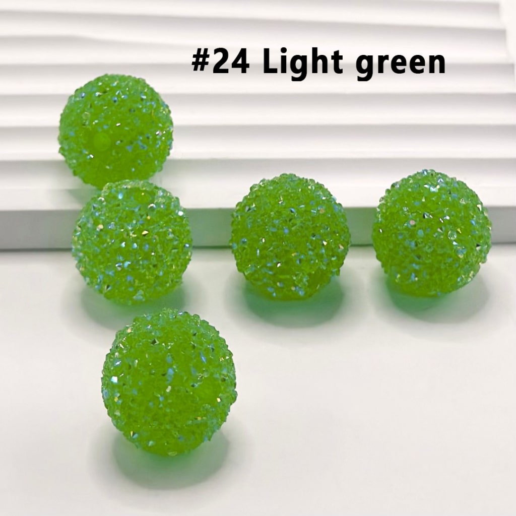 28 Single Colors and 7 Color Series Mix Round Sugar Beads, 20MM