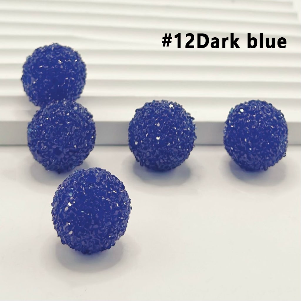 28 Single Colors and 7 Color Series Mix Round Sugar Beads, 20MM