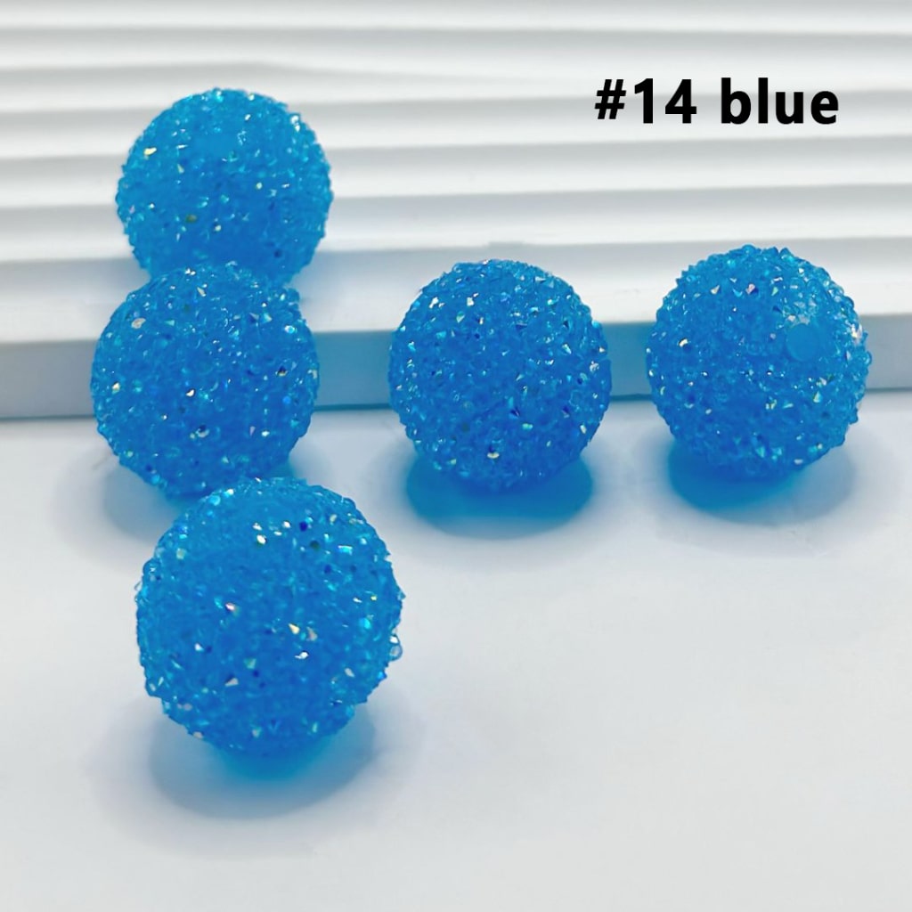 28 Single Colors and 7 Color Series Mix Round Sugar Beads, 20MM