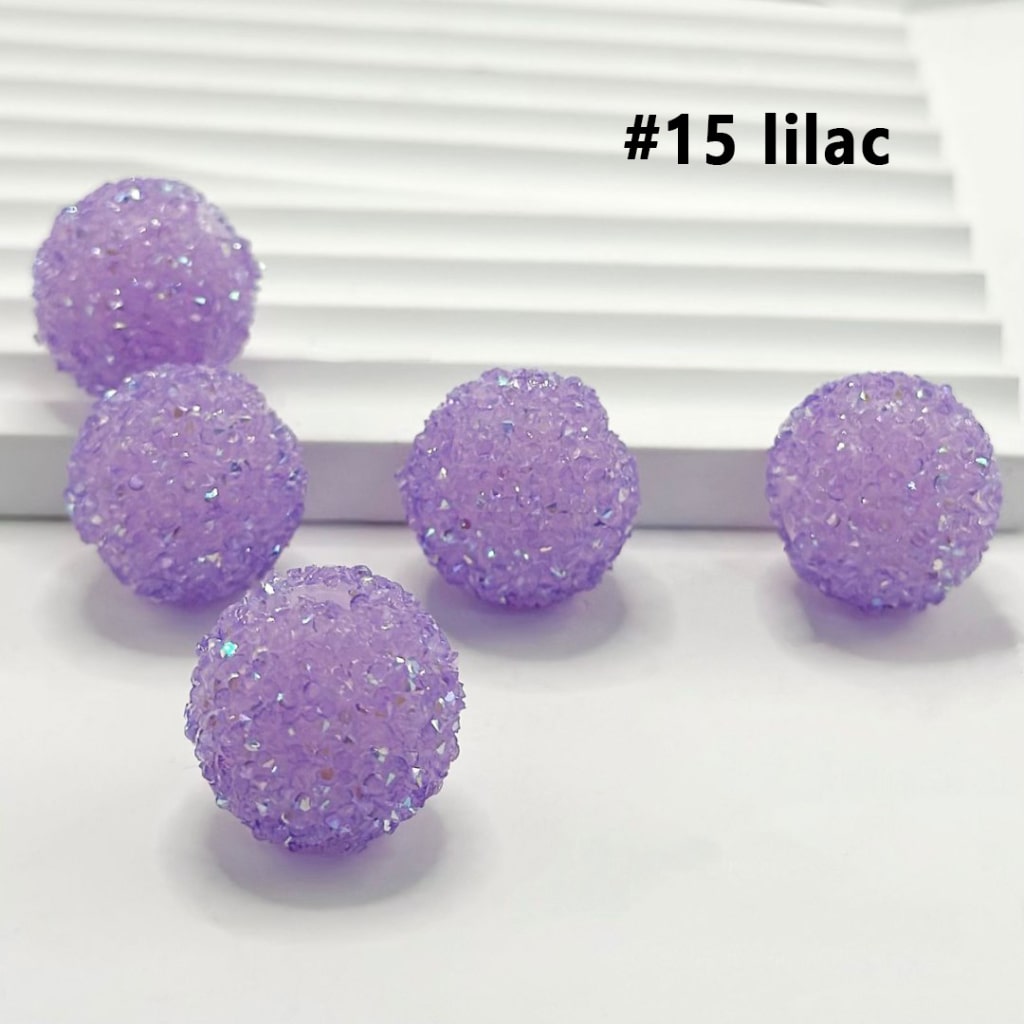 28 Single Colors and 7 Color Series Mix Round Sugar Beads, 20MM