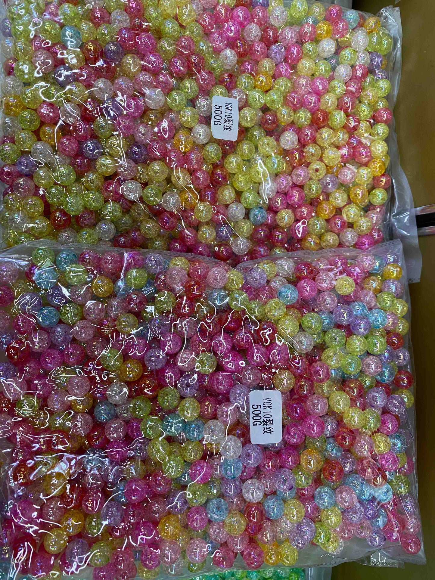 Crackle Beads AB Material 10mm XX1