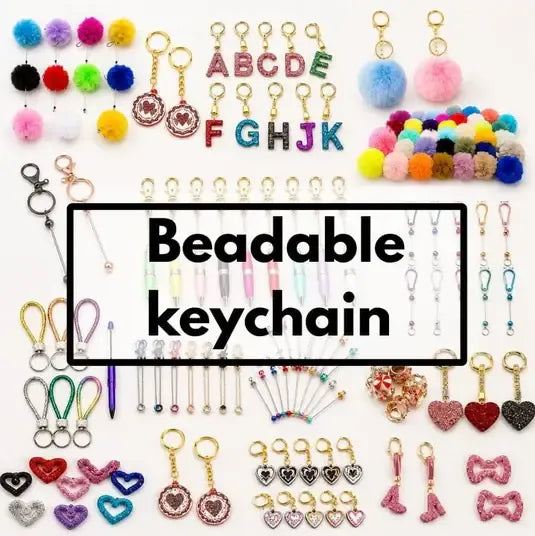 Beadable Keychain