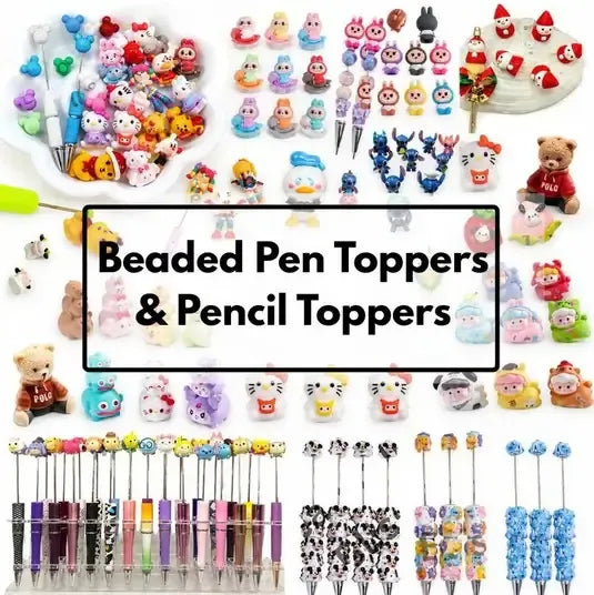 Beaded Pen Toppers & Pencil Toppers