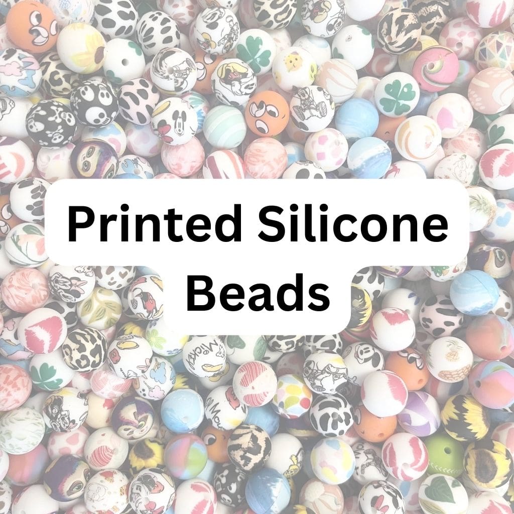 Silicone Focal Beads DIY Beadable Pens Atlanta Falcons 3 Pieces