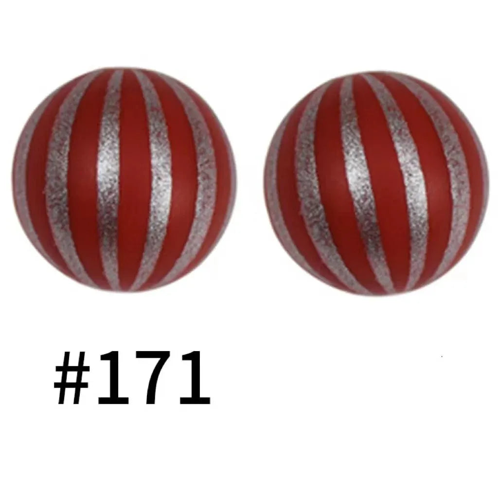 Printed Silicone Beads 15 mm