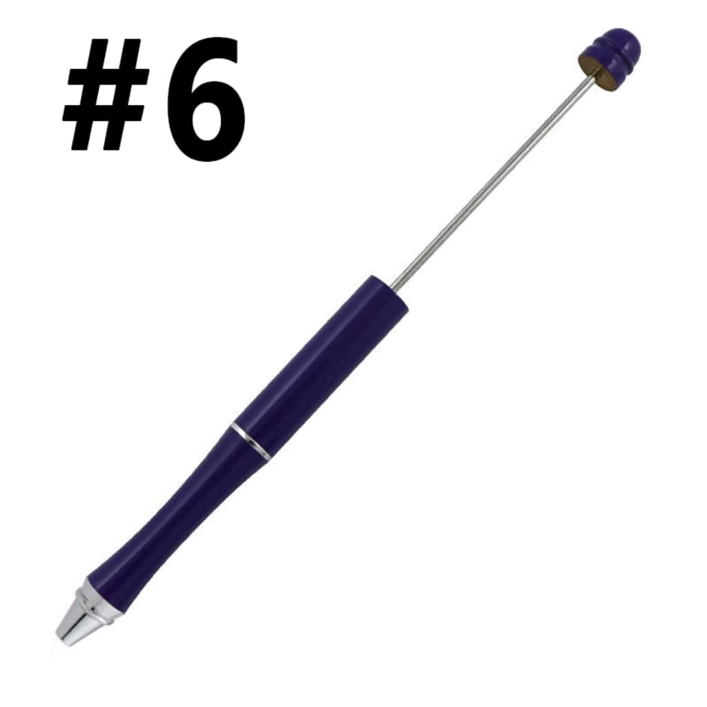New Style Fashion Metal Beadable Pens in Solid Color (Refill Replacement is Available)