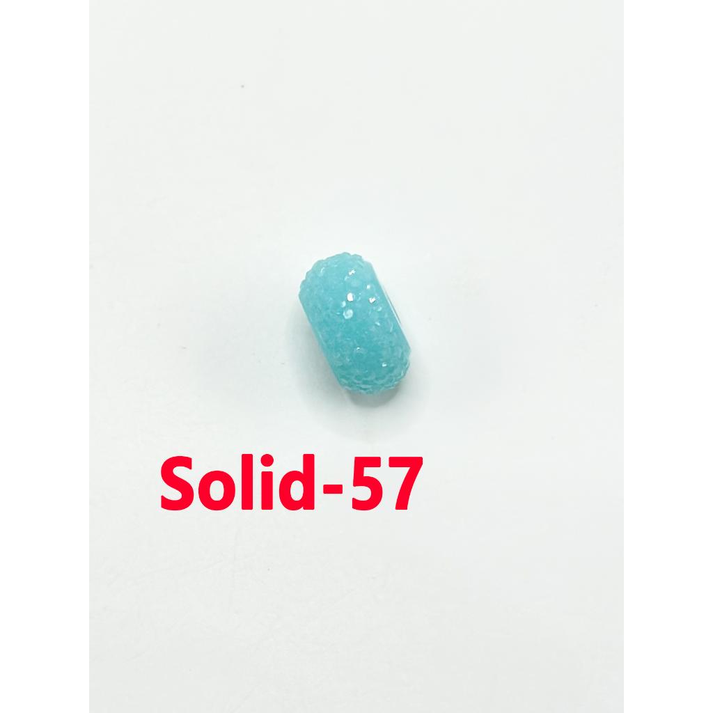 Colorful Wheel Acrylic Beads with Sugar Spacer Texture on Side, 12mm