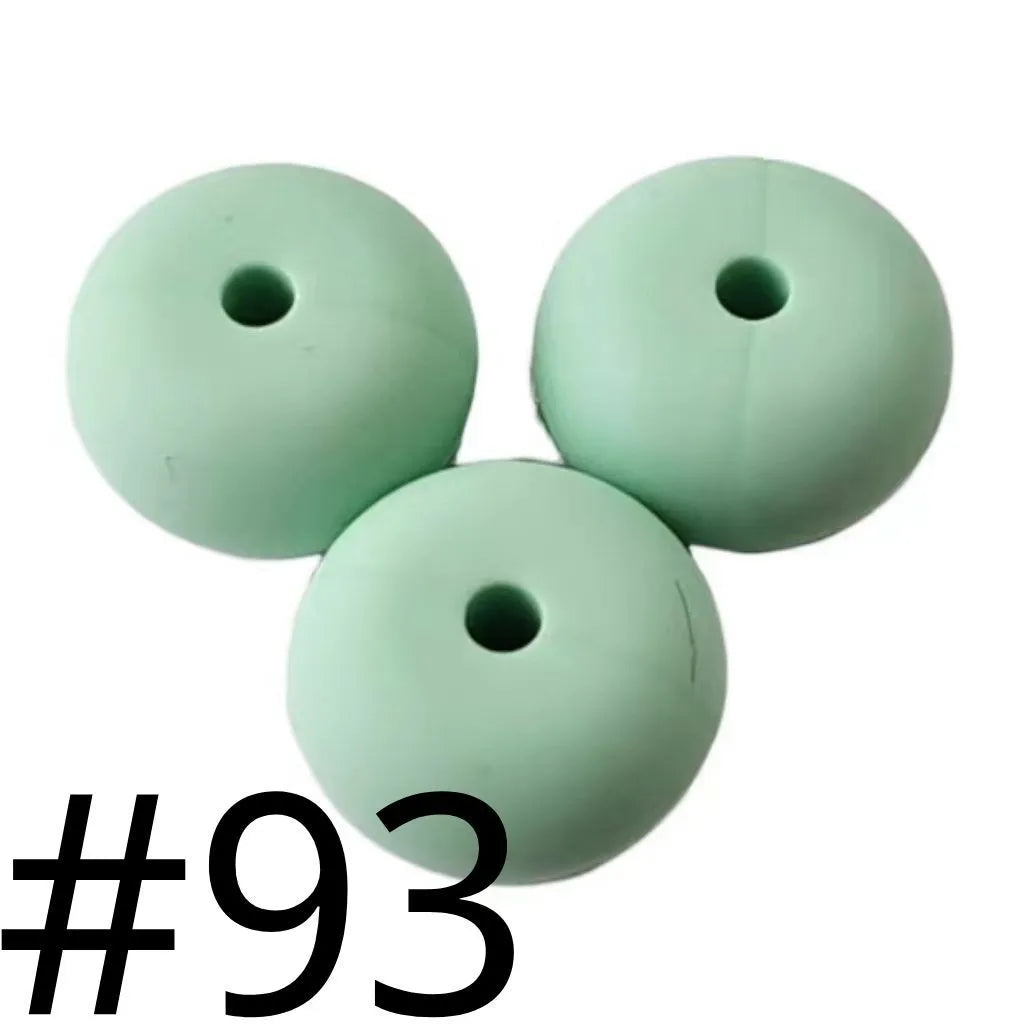 Silicone Wheel Beads  14mm