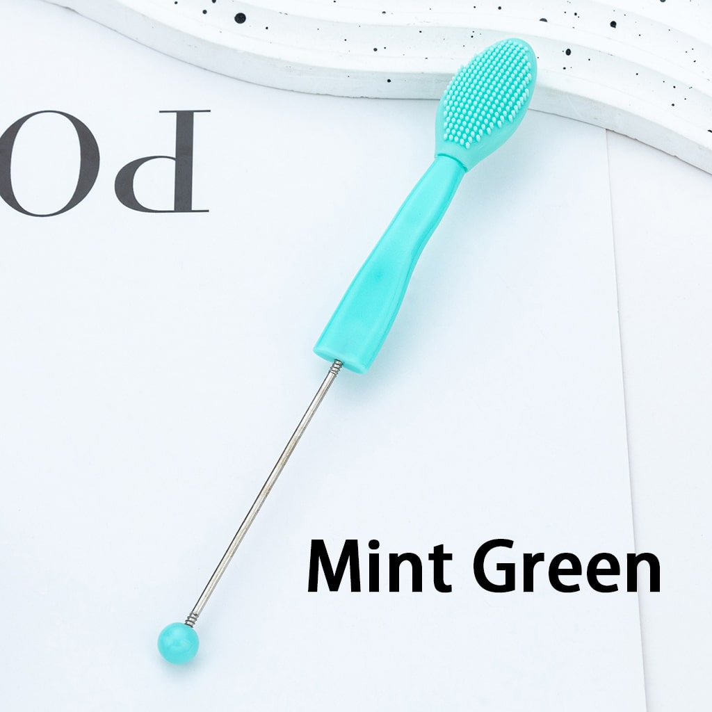 DIY Beadable Multifunctional Cleaning Brush in Solid Color 156MM