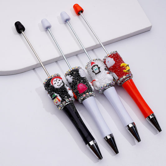 Halloween Series Charms AB Rhinestones Clear Sugar Beadable Pens