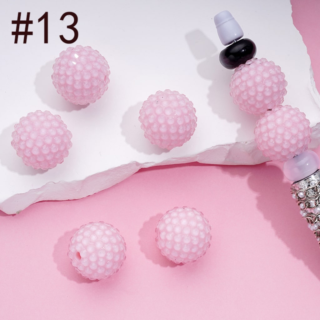 Acrylic Rhinestone Beads, Jelly Color Rhinestones, 20MM