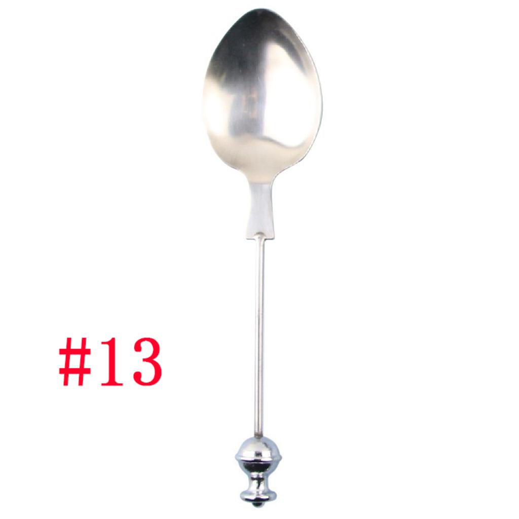 Beadable Corkscrew Bottle Opener, Envelope Opener, Cheese Butter Knife, Dessert Spoon, Fork, Teaspoon, Grill Utensils