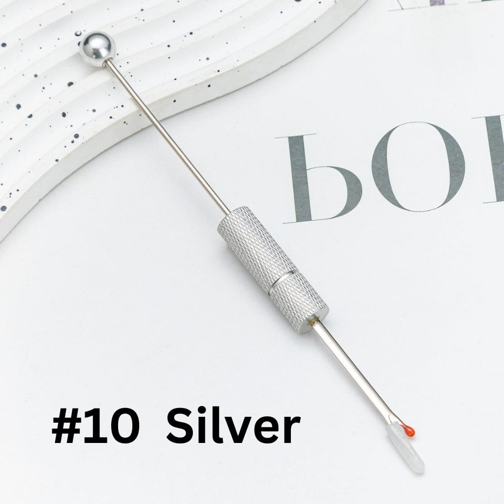 Metal Beadable DIY Seam Ripper, Thread Remover, Stitch Unpicker, Thread Cutter, Wire Picker in Solid Colors, 142mm
