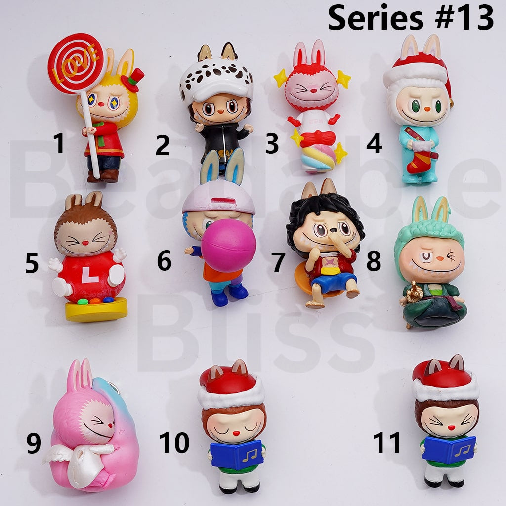 Cute Blind Box Pop Mar L-B-B Retro Swee Series Figures Jewelry Accessories (No Hole)