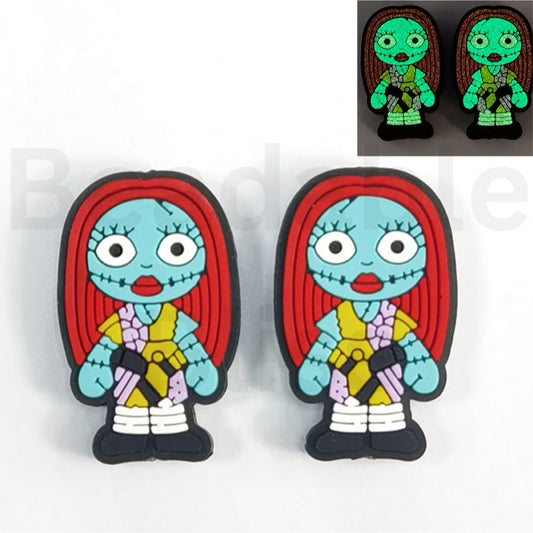 Luminous Cute Jac Sall The Nightmar Befor Christma Silicone Focal Beads