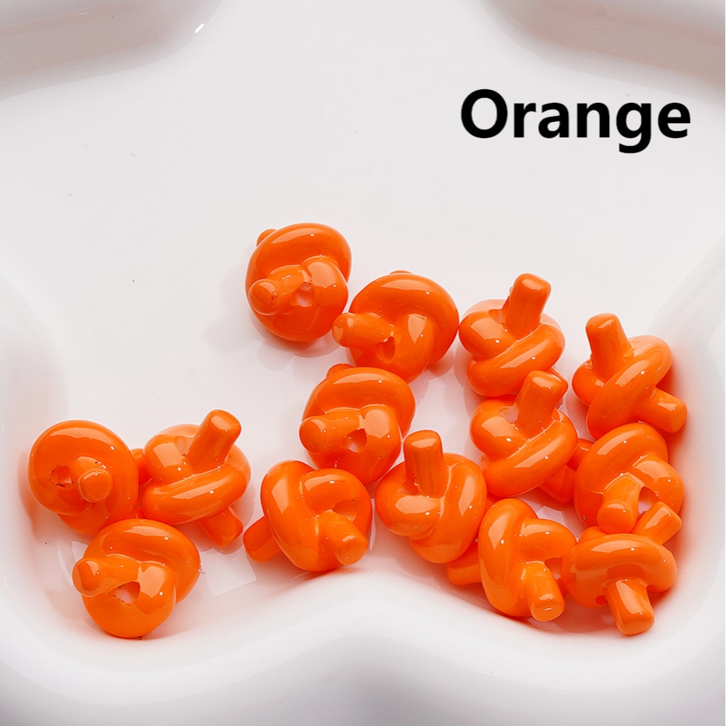 Cute Knot Tie Acrylic Beads in Solid Color, Around 15*17MM, (Single Color is available for 200pcs(Whole bag))