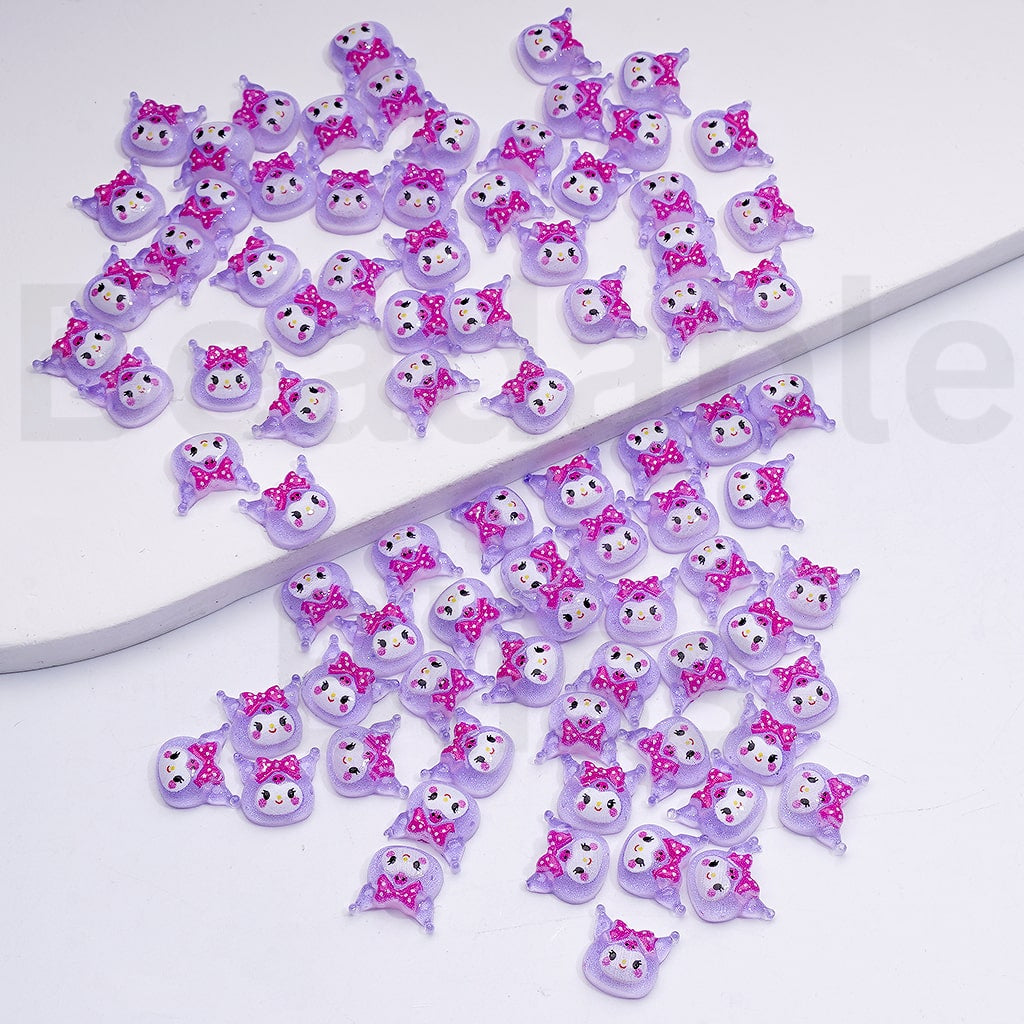 DIY Mini Cute Sanri Kurom Hello Kitt Cinnamorol for Beads Jewelry Accessories, Random Mix